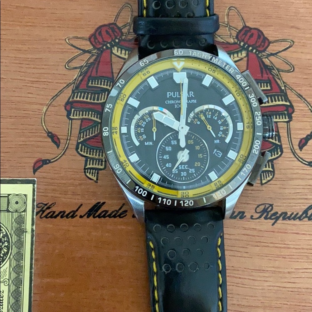 Pulsar chronograph watch